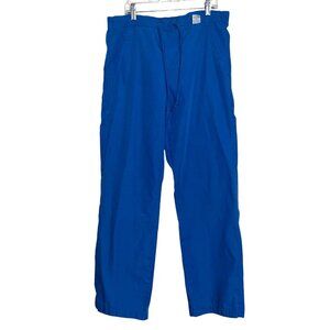 Unisex XS Blue Drawstring Scrub Pants By Dove Professional Apparel